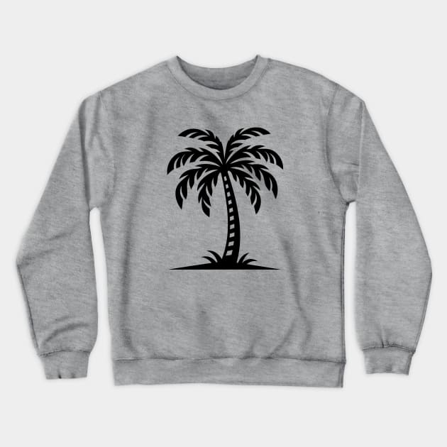 Palm Tree Crewneck Sweatshirt by KayBee Gift Shop